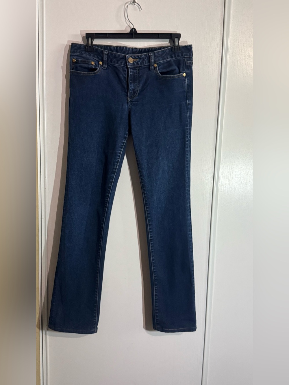 Tory Burch Dark Blue Boot-Cut Jeans